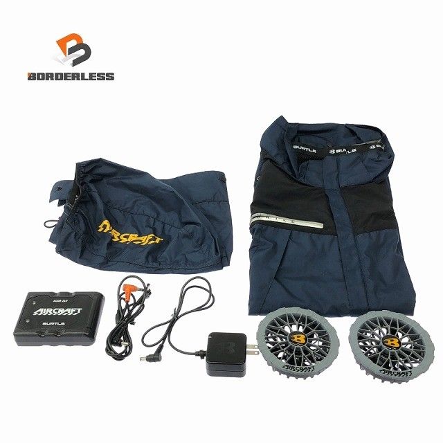 BURTLE バートル バッテリー AC 09-24 V ファンユニット 09-1|09-2 ベスト 1194 サイズXXL 充電ケーブル付き121161