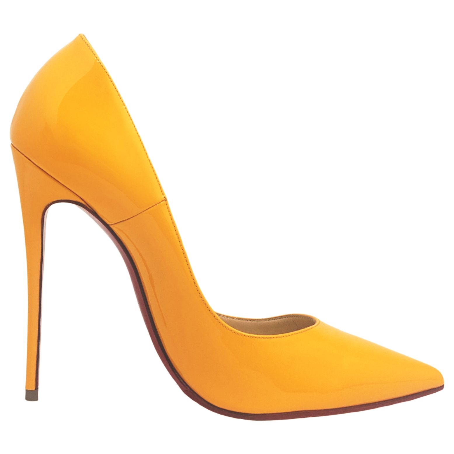 中古】Christian Louboutin クリスチャンルブタン パンプス イエロー