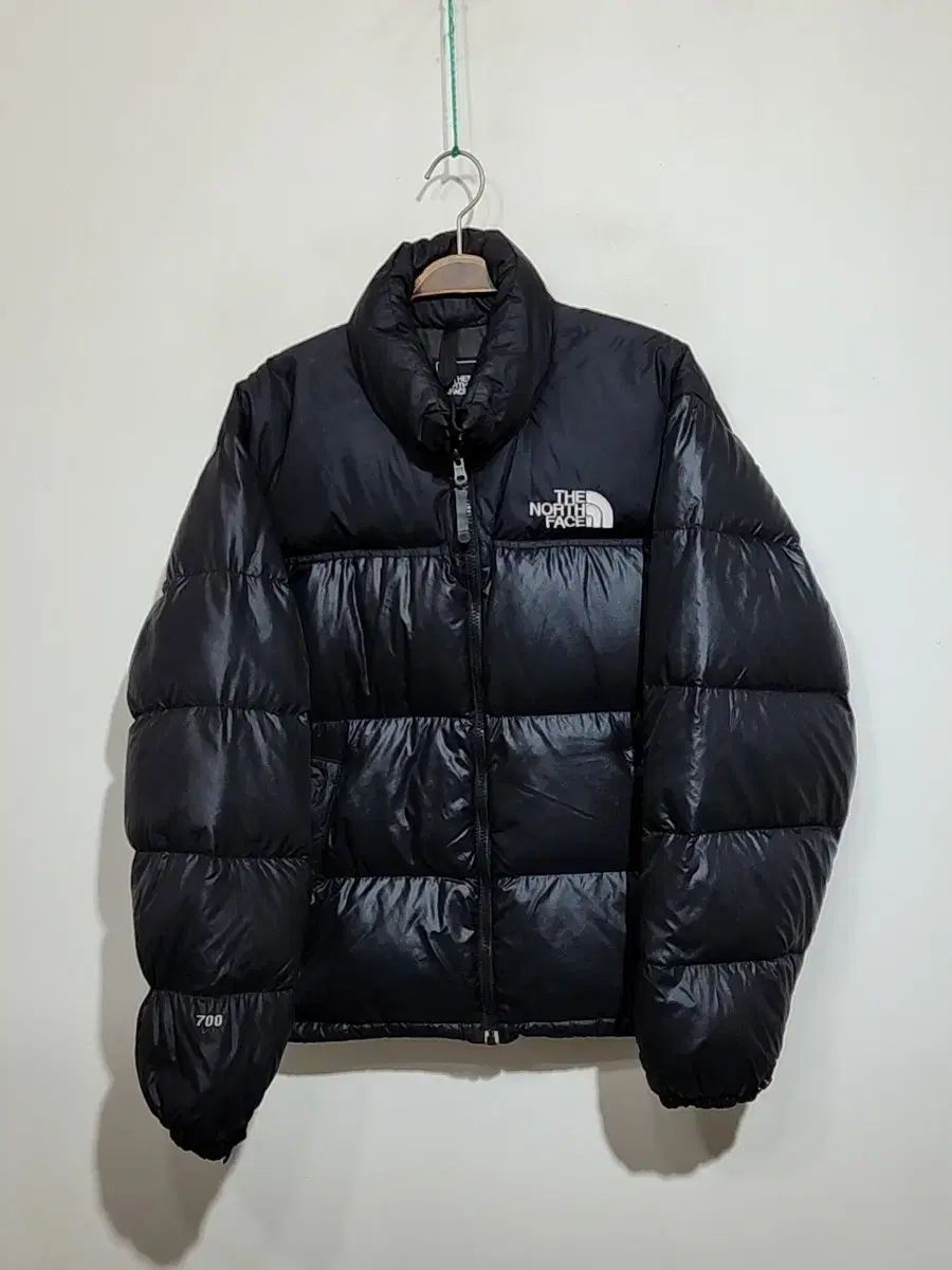 M THE NORTH FACE ザノースフェイス 700 ヌプシダウンジャケット アウター ブラック グースダウン ファー ジャケット