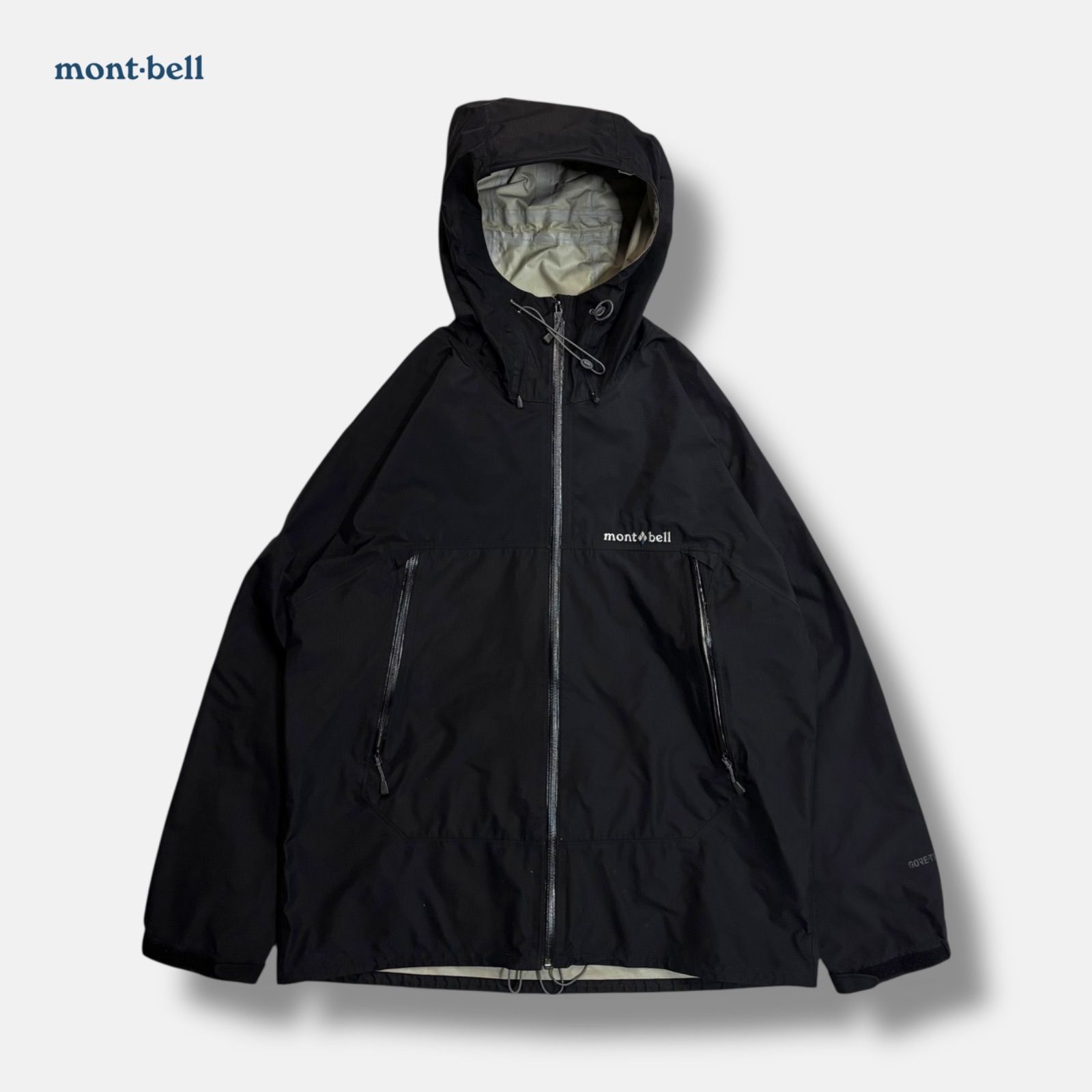 アウトドア mont-bell GORE-TEX レインジャケット ブラック
