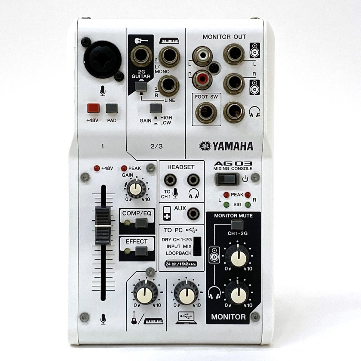 YAMAHA ヤマハ AG03 MIXING CONSOLE オーディオインターフェース USB