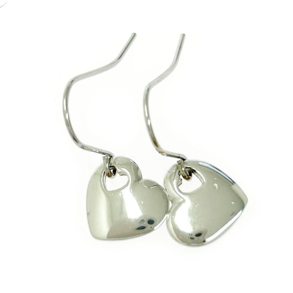 TIFFANY-Co. ティファニー シルバー ハート フック ピアス 2.1 g 925刻印 519150