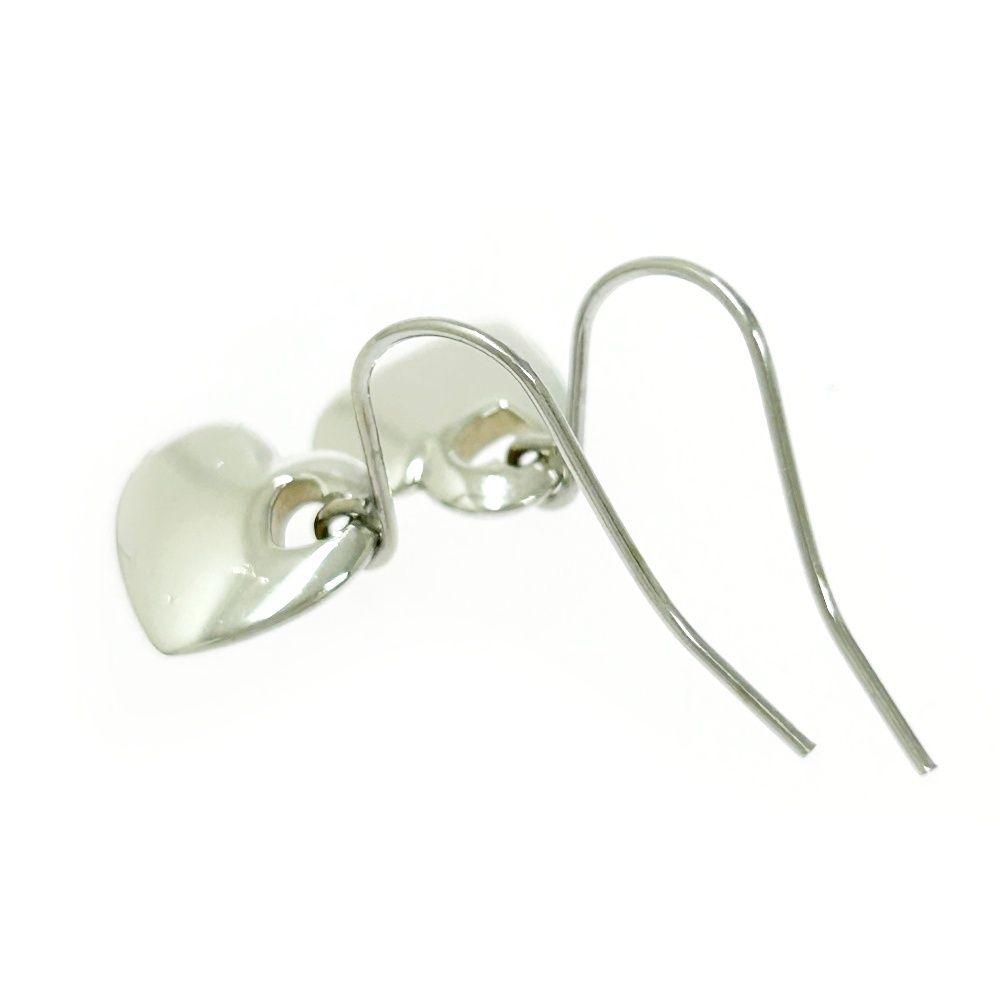 中古】TIFFANY&Co. ティファニー シルバー ハート フック ピアス 2.1g
