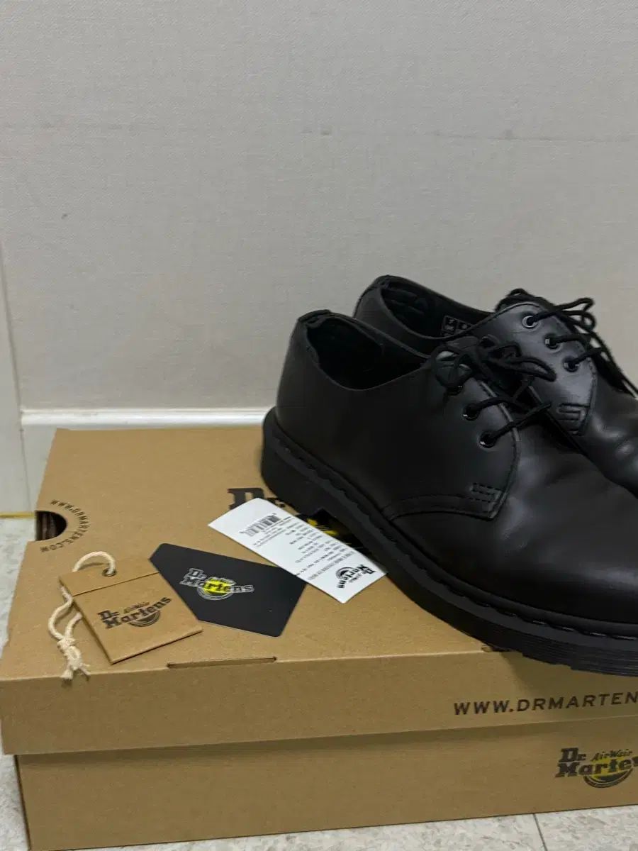 UK 7 DR. MARTENS ドクターマーチン 1461 ウール ブラック 260 mm