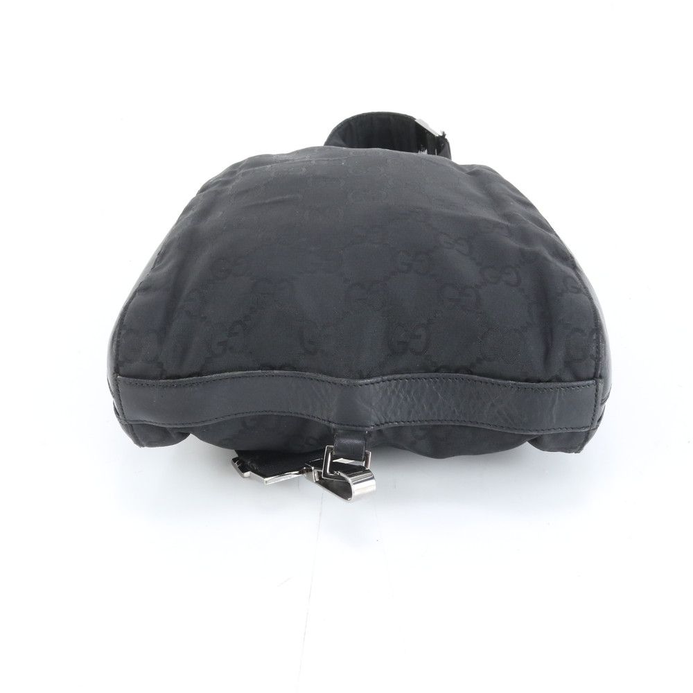 美品 グッチ GGナイロン 003 0232 レザー ボディバッグ ボディ