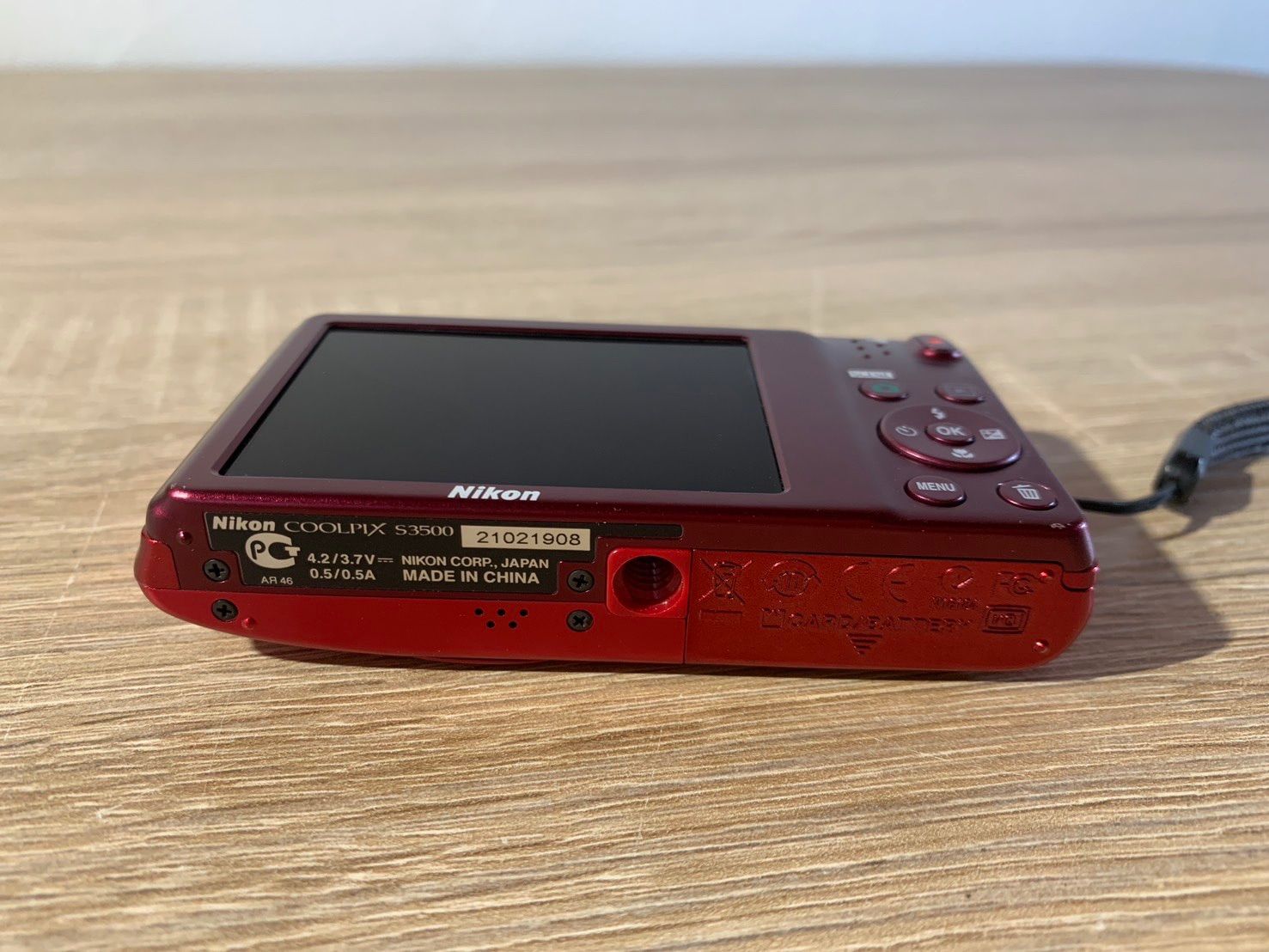 7675 Nikon COOLPIX S3500 レッド デジカメ ジャンク品 - メルカリ