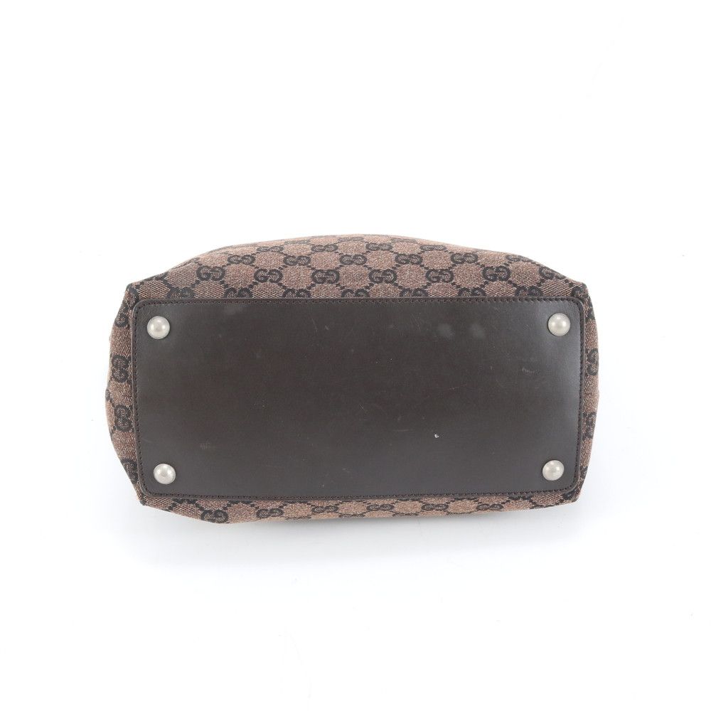 美品 グッチ トートバッグ GGキャンバス レザー ベルトデザイン 肩掛け可 GUCCI グッチ キャンバス レザー ベルト トートバッグ GG柄 アビーライン