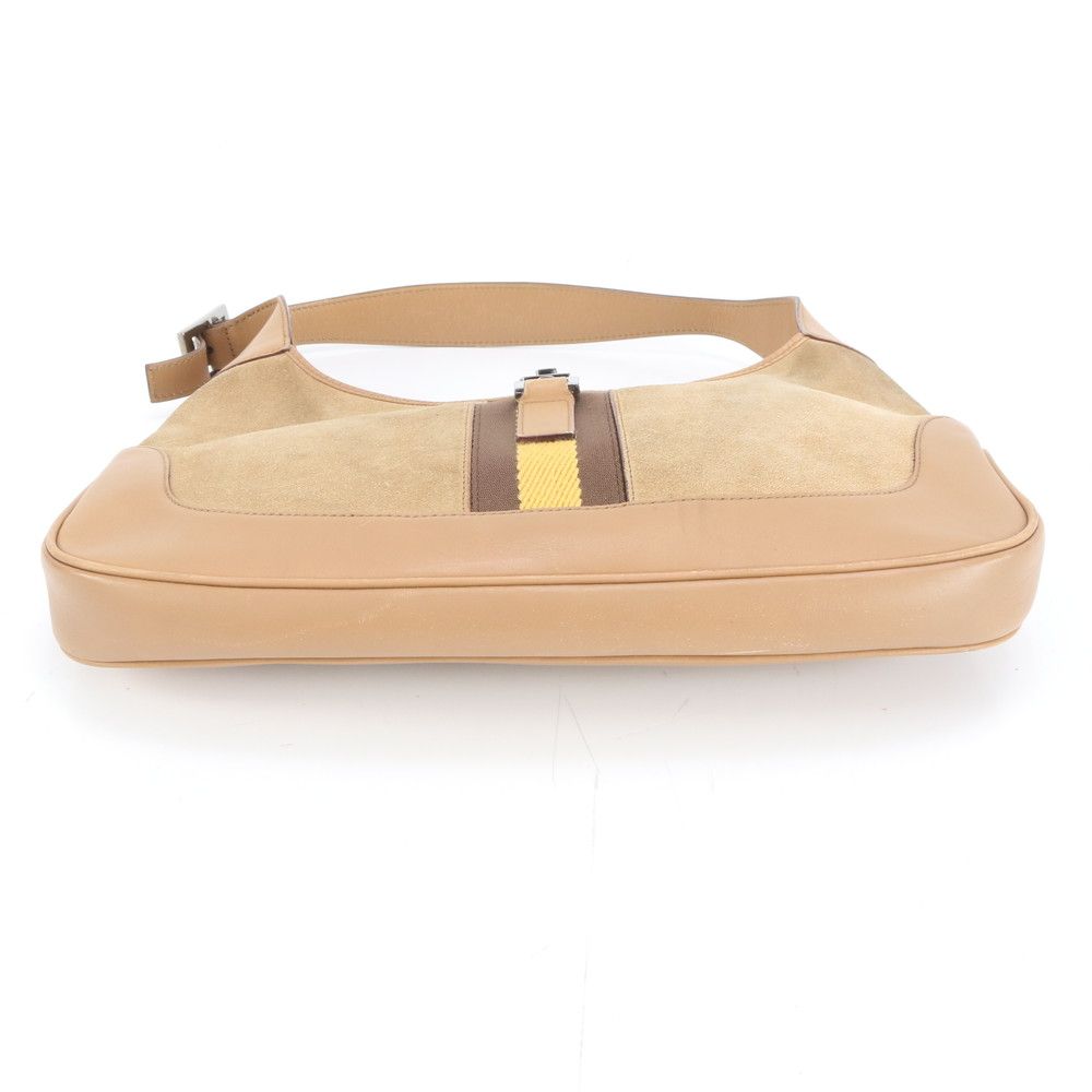 美品 グッチ ジャッキー シェリー ライン 001 3306 レザー ショルダー