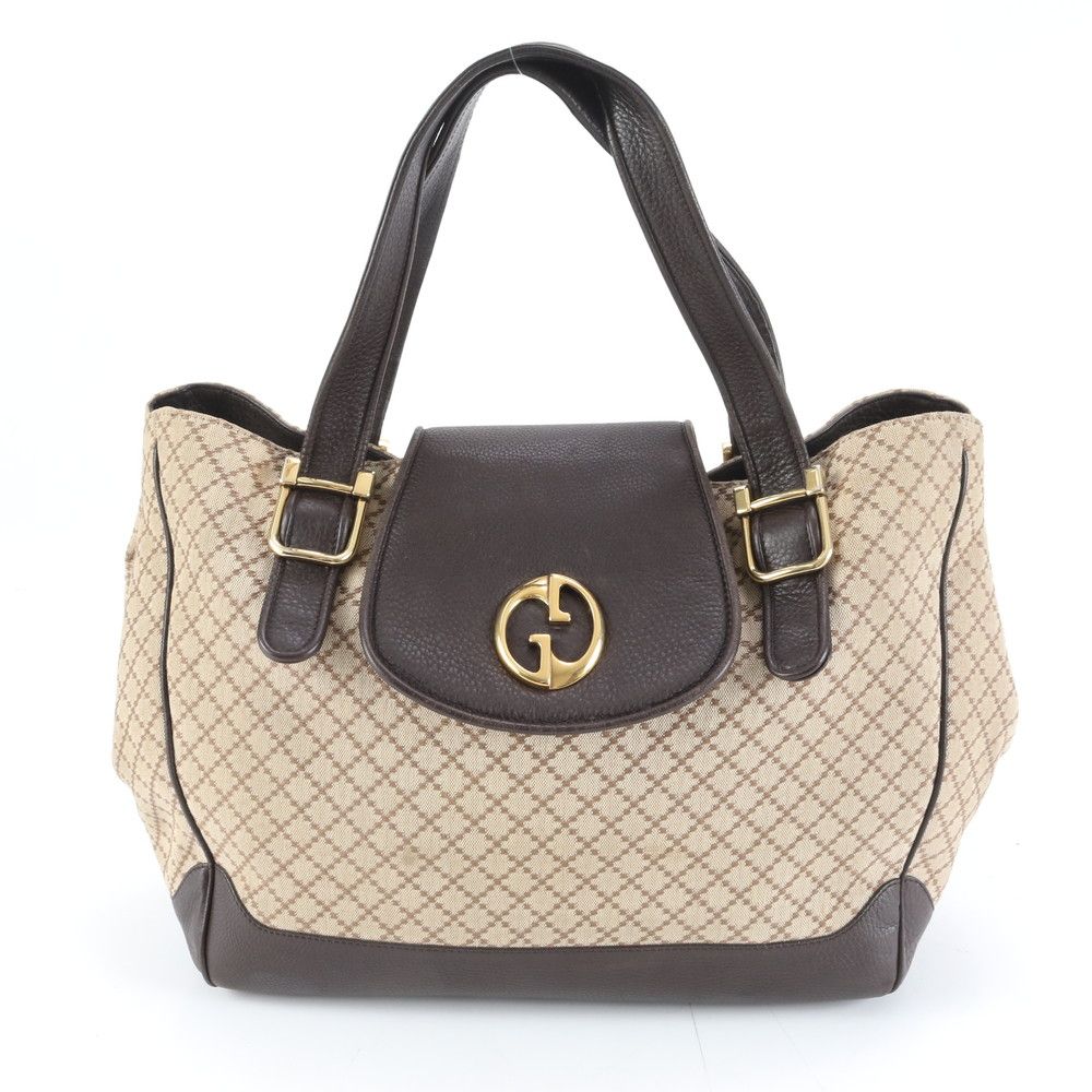 極美品 グッチ ディアマンテ 251826 レザー トート バッグ 肩掛け