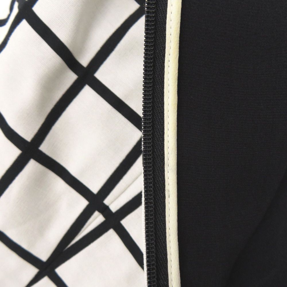 美品 クリスチャンディオール格子柄 チェック柄 ワンピース コットン