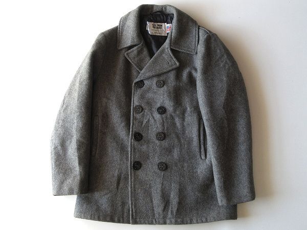 90s USA製 Schott ショット 740N Naval Pea Coat エコダウン/中綿入