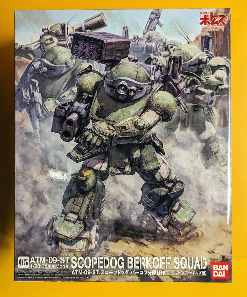 未組立 バンダイ 1/20 スコープドッグ(バーコフ分隊仕様)　プラモデル バンダイ 1/20スケール スコープドッグ バーコフ分隊仕様(ペールゼン