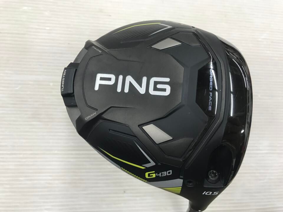 ピン G 430 LST 10.5度 ALTA J CB BLACK Sフレックス ドライバー