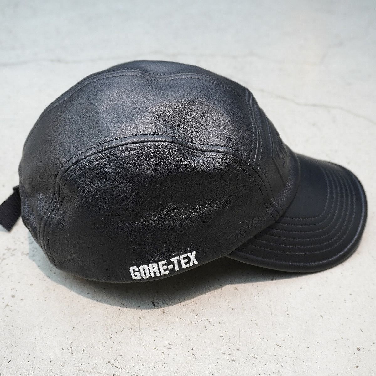 Supreme GORE-TEX レザーキャップ 美品 22SS SUPREME シュプリーム GORE-TEX Leather Camp Cap