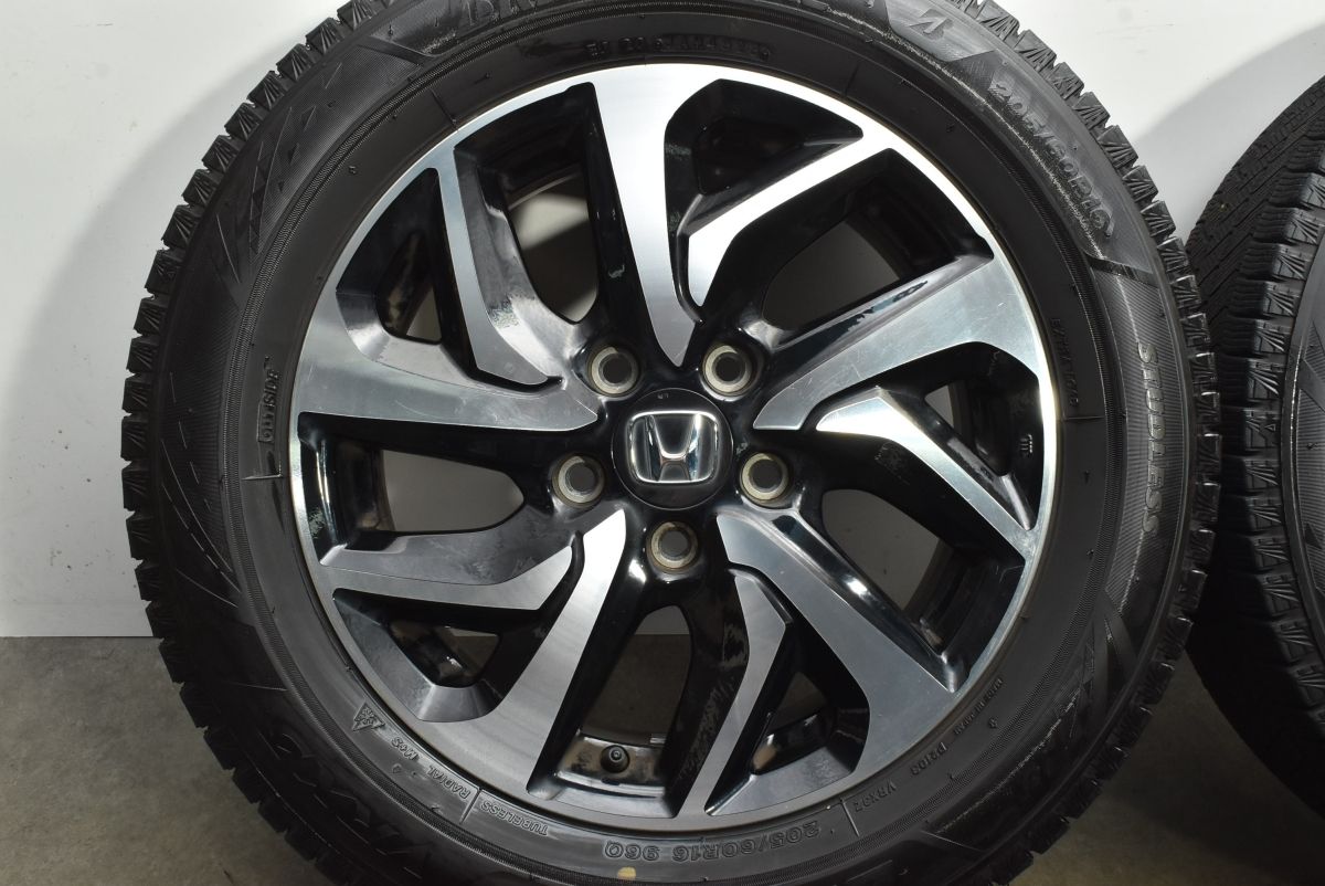  スタッドレス ホンダ ステップワゴン 16 in 6 J 50 PCD 114.3 ブリヂストン ブリザック VRX 3 205|60 R オデッセイ ヴェゼル 流用 16インチ タイヤ ホイールセット