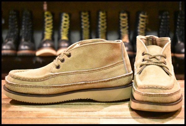 【7EE 良品】RUSSELL MOCCASIN ラッセルモカシン スポーティングクレーチャッカ ララミースエード トリプルバンプ 短靴 ブーツ HOPESMORE【FL532】