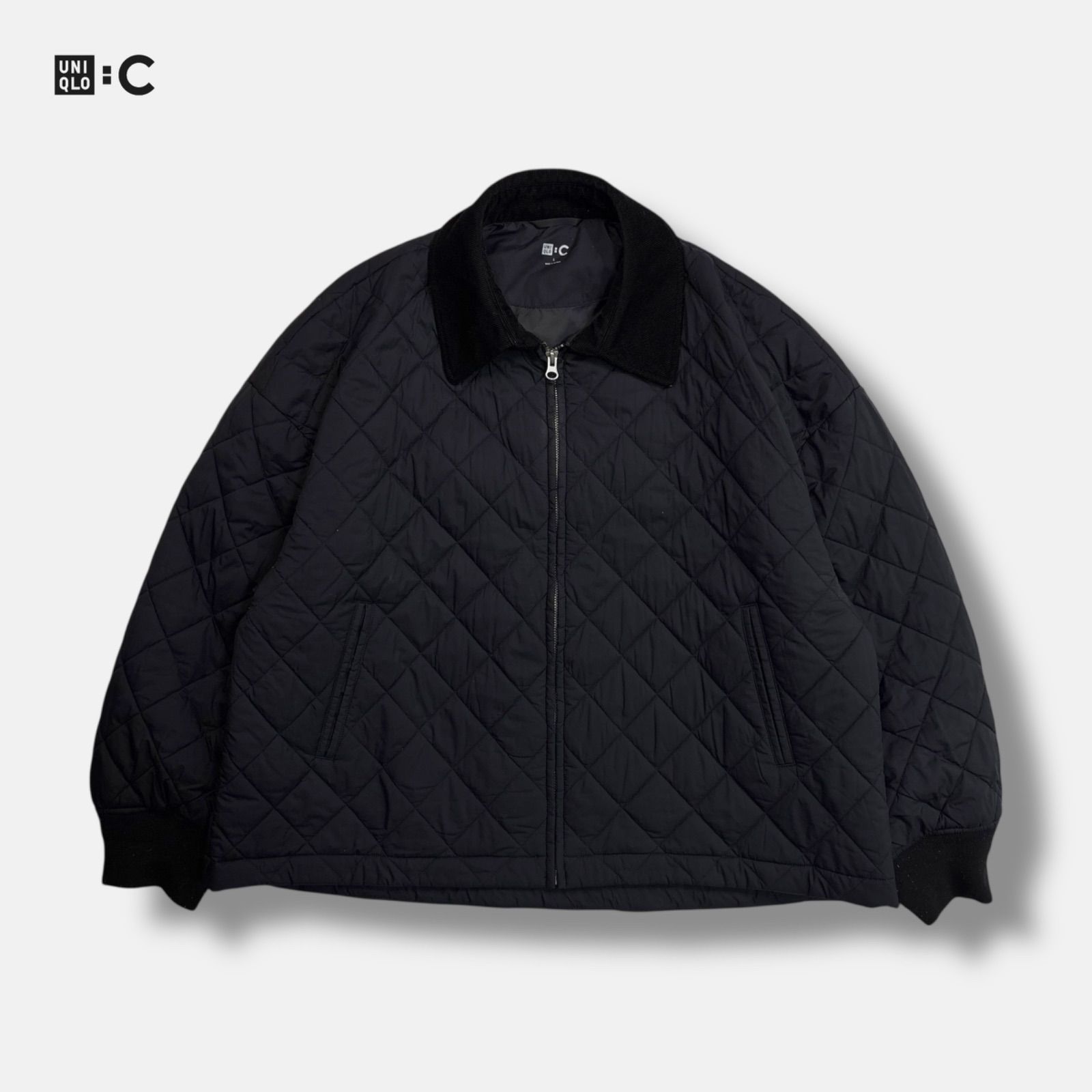 UNIQLO:C パフテックブルゾン 軽量 ブラック レディース L - メルカリ