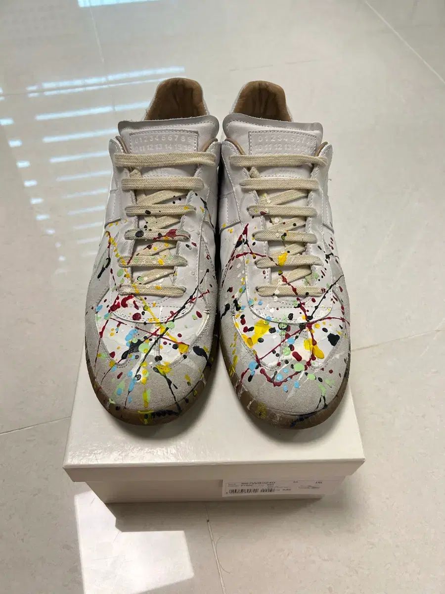 43 5 メゾンマルジェラ ドイツ軍 ペインティング 白