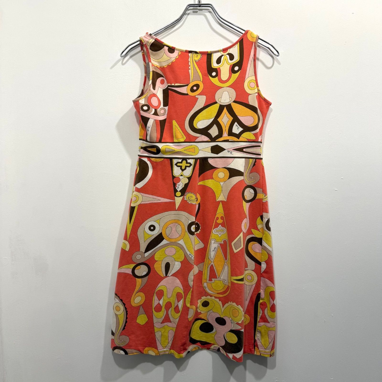 エミリオ・プッチ Emilio Pucci ワンピース 総柄 イタリア製 サイズ38