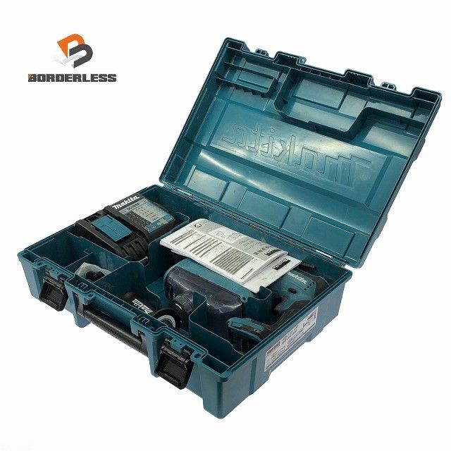 品 makita マキタ 18 V mm ハンマドリル HR 182 D 集じんシステム 充電器 ケース付 コードレス ハンマードリル 穴あけ121186