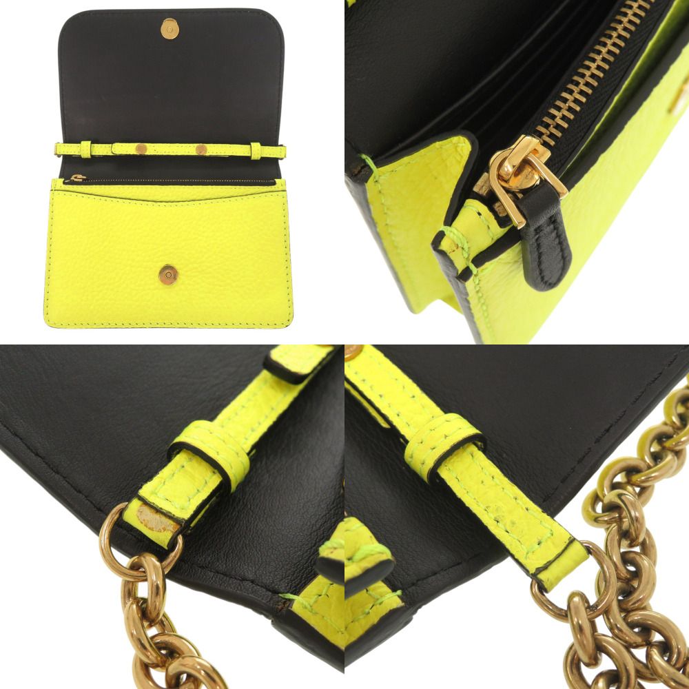 レザー ネオンイエロー