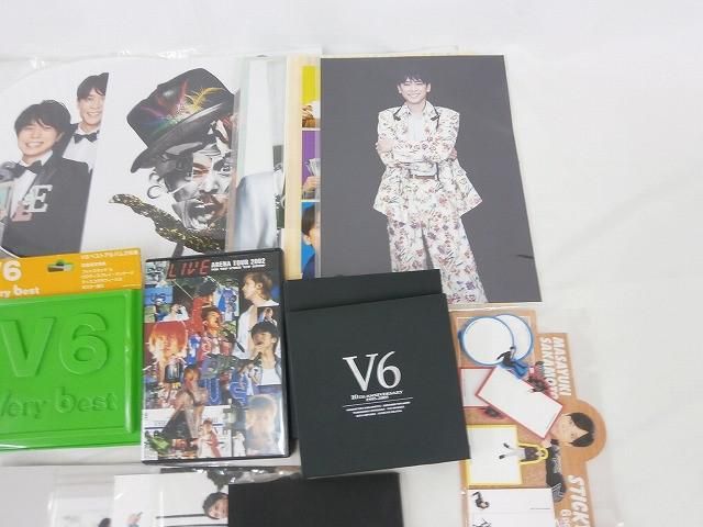 中古品 V6 坂本昌行 グループグッズ 他 DVD パンフレット ステッカー