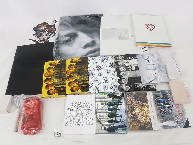 中古品 V6 のみ グループグッズ 他 Blu-ray パンフレット タオル 等