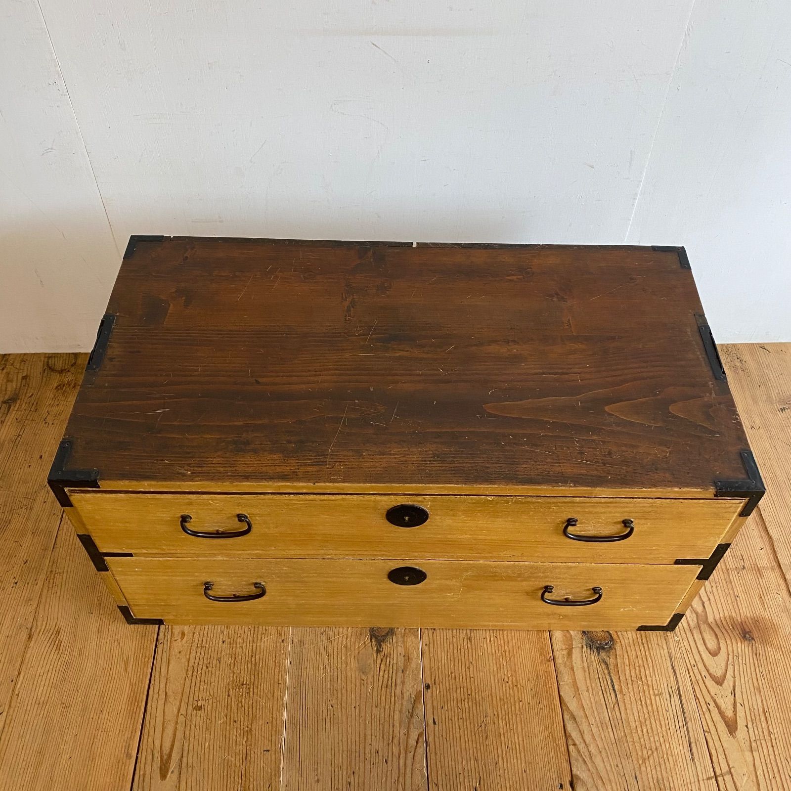 アンティーク チェスト 箪笥 ローボード テレビ台 昭和レトロ 古家具