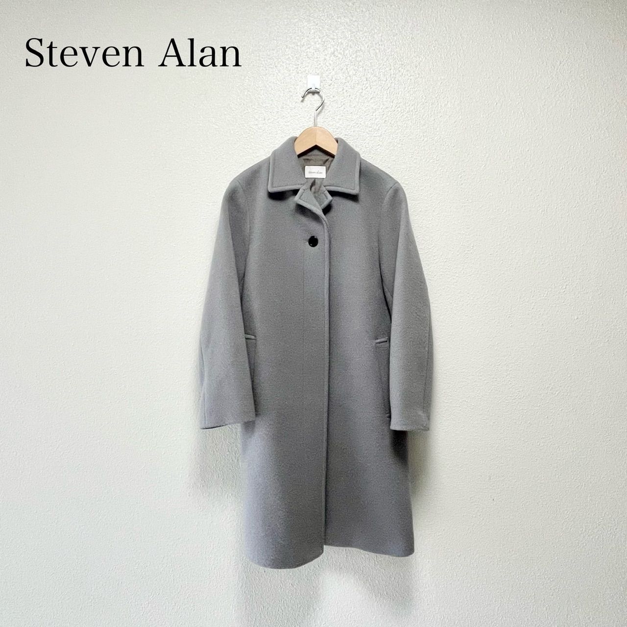 Steven Alan スティーブンアラン メルトン ミドルコート 日本製