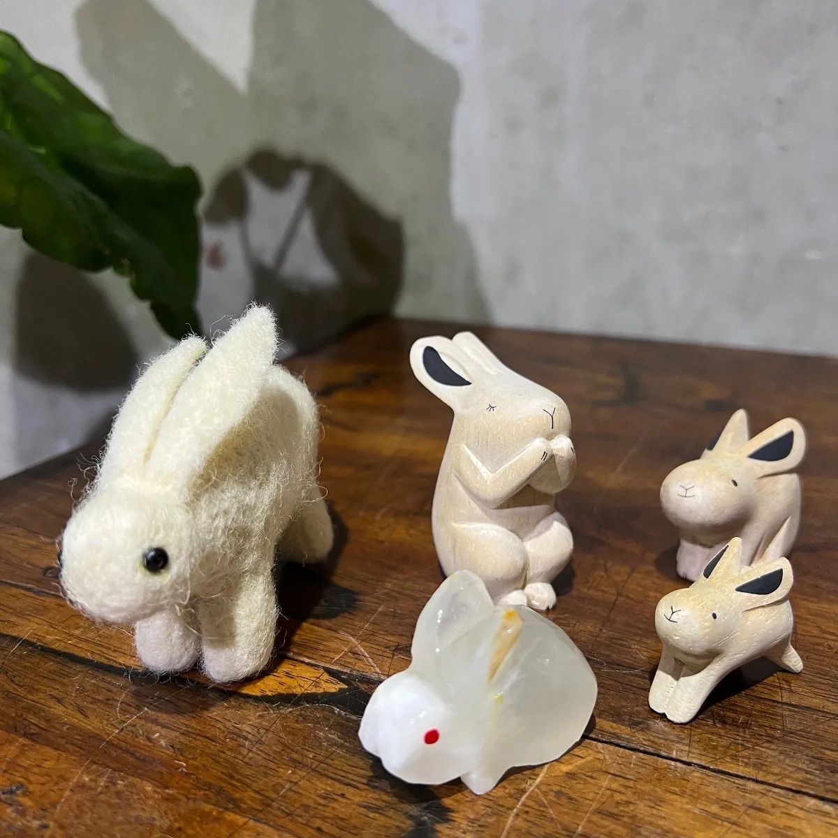 ヴィンテージ 兎／うさぎ オブジェ・置物 5個セット - メルカリ