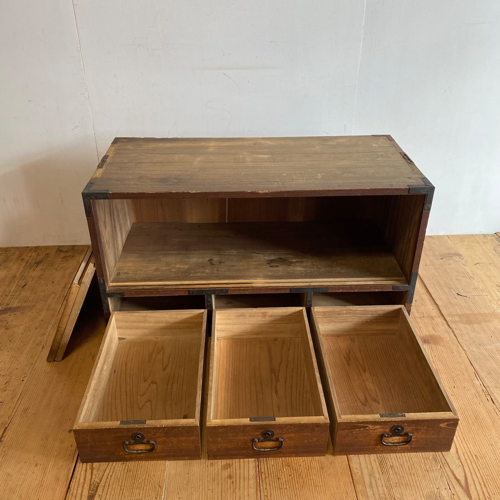 アンティーク チェスト 箪笥 ローボード テレビ台 昭和レトロ 古家具