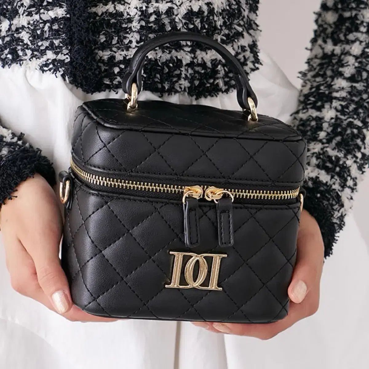 darich ダリッチ キルティング Starship Square ミニ バッグ ブラック スナ系 グレイル GRL