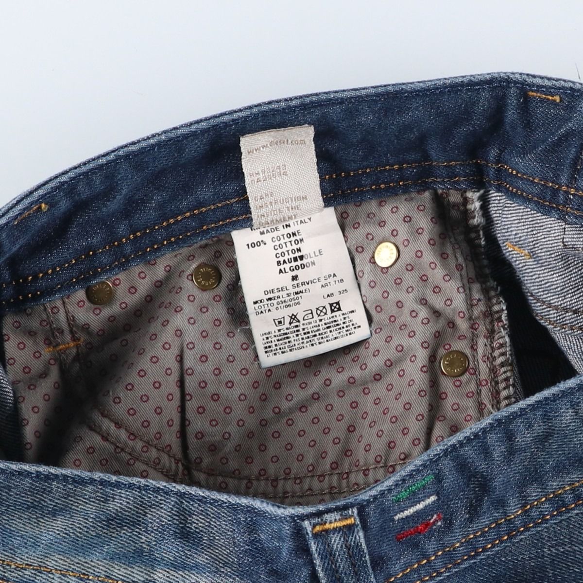 古着 ディーゼル DIESEL VIKER ストレートデニムパンツ イタリア製 レディースXL w 32 相当|eaa 607101 その他 パンツ レディース