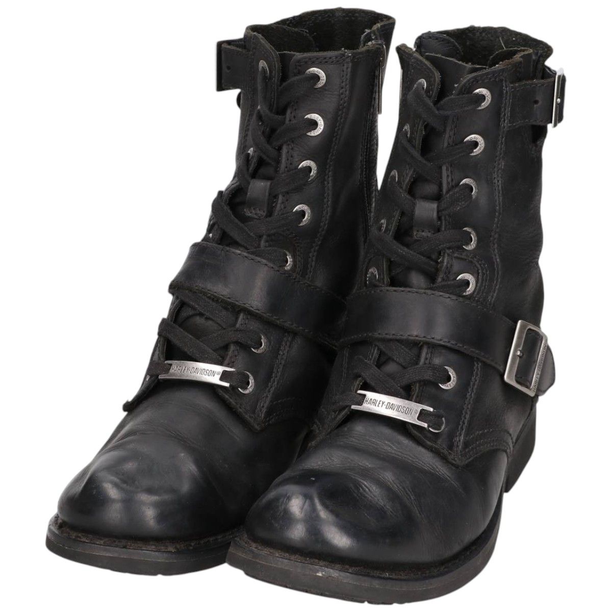 古着 ハーレーダビッドソン Harley-Davidson ベルト付き サイドジップブーツ 11 メンズ29.0 cm相当|saa 014417