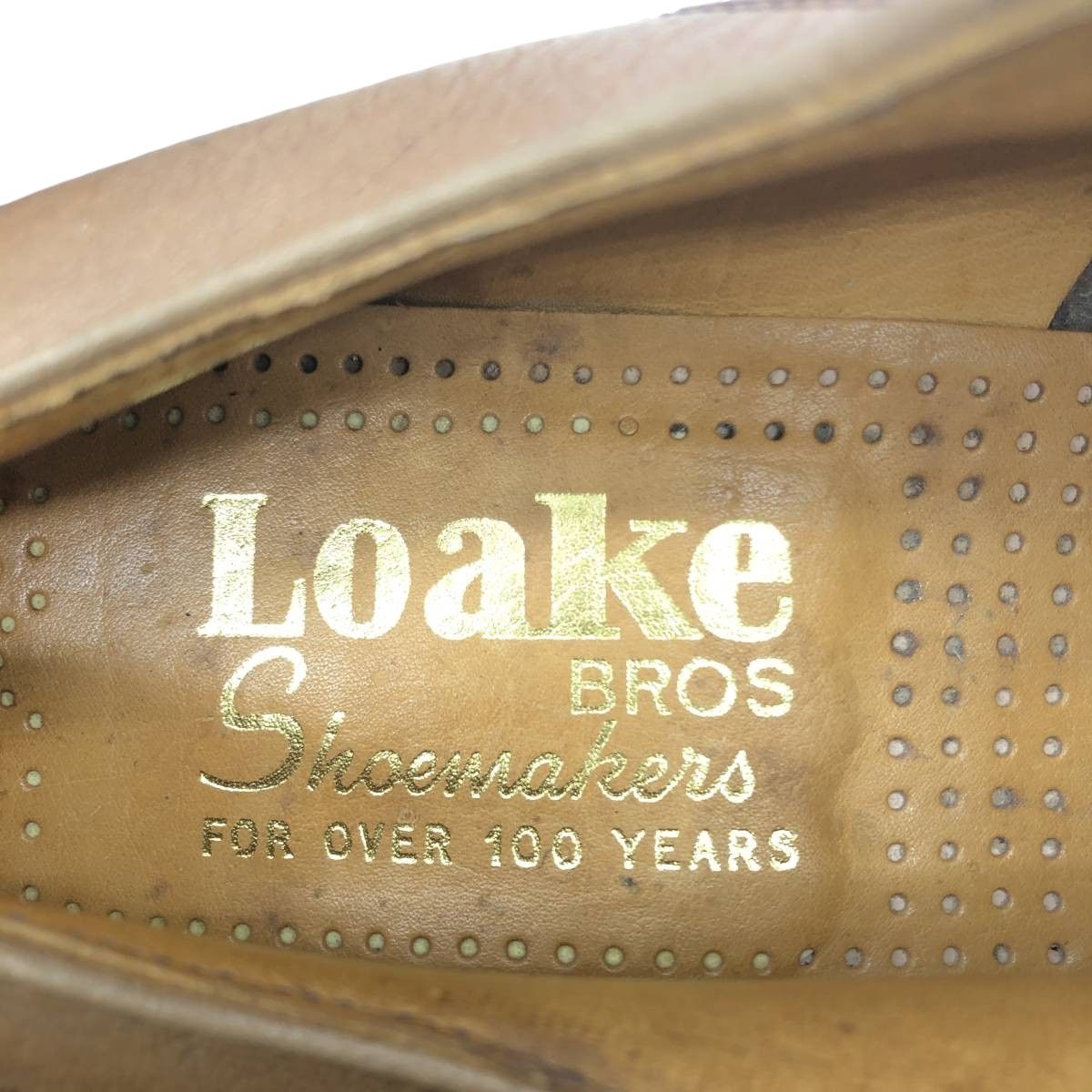 Uチップシューズ 英国製