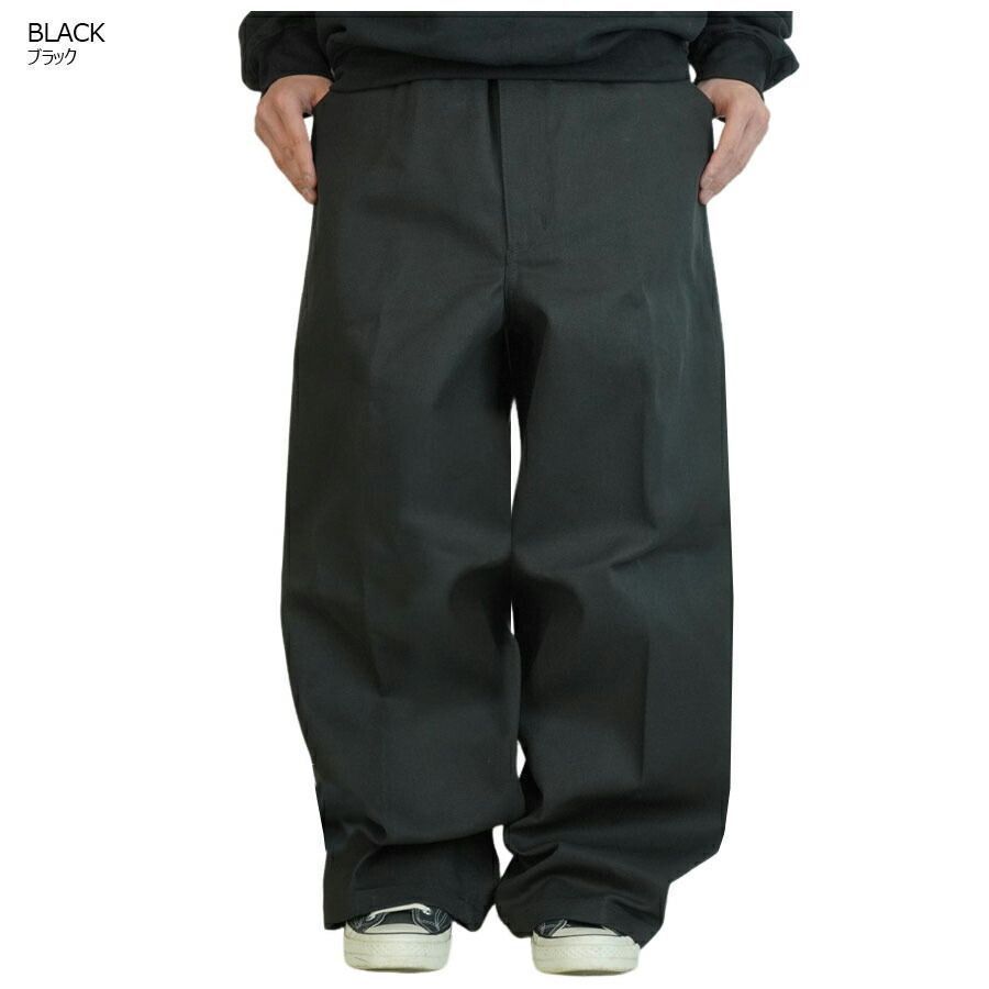 BEN DAVIS ベンデイビスゴリラカット ワークパンツ GORILLA CUT WORK PANTS ブラック 黒 太 太め バギー ストレート男女兼用 灰色 白 ベージュ ロゴ タグ