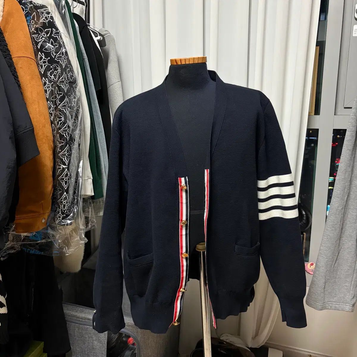 トム ブラウン ミラノステッチ ゴールド金具 カーディガン ほぼ |5