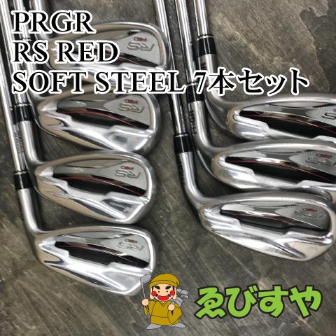 狭山□【中古】 アイアンセット プロギア RS RED SOFT STEEL 7本セット