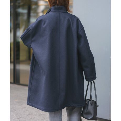 Spick&Span スピック＆スパン メルトンM-65フィールドコート ネイビー