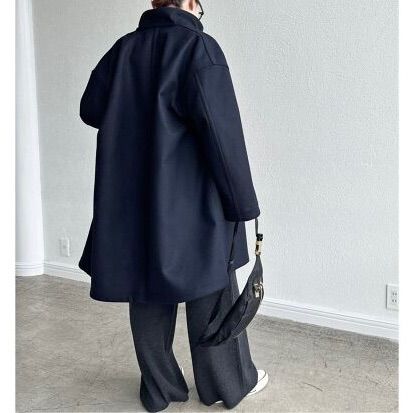 Spick&Span スピック＆スパン メルトンM-65フィールドコート ネイビー