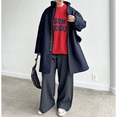 Spick&Span スピック＆スパン メルトンM-65フィールドコート ネイビー