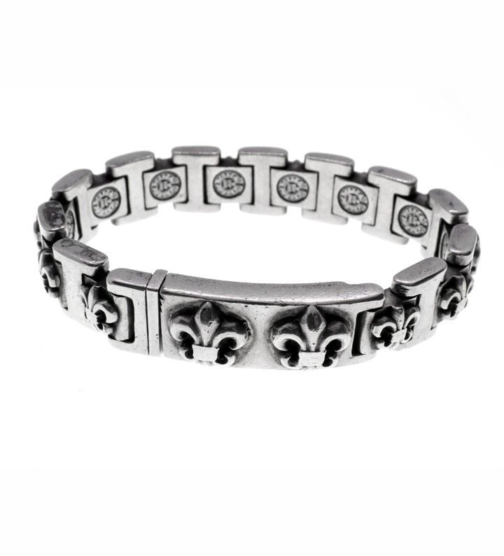 クロムハーツ CHROME HEARTS I LINK BS リンク フ シルバー ブレスレット h 6726