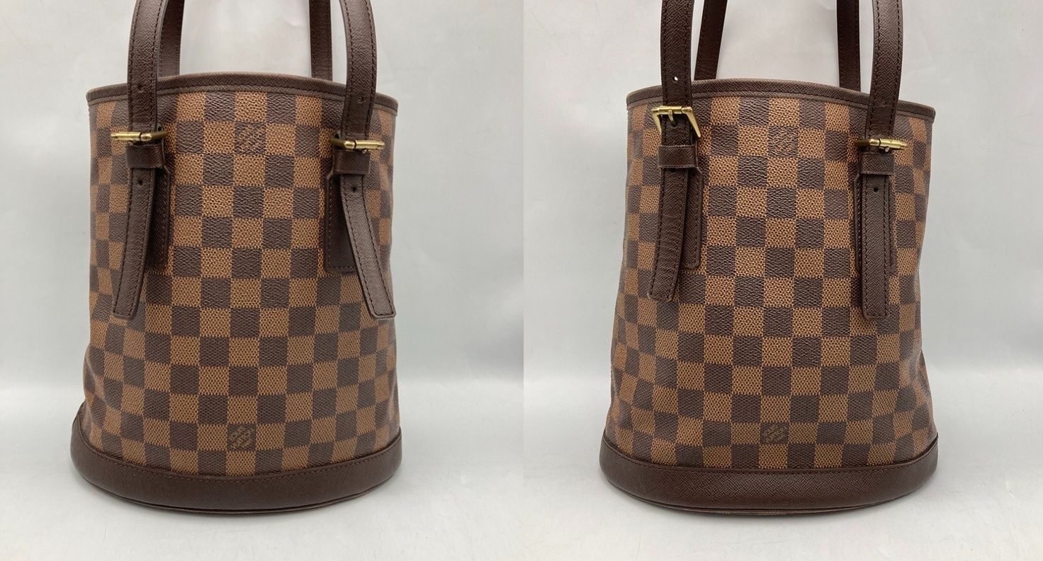 ルイヴィトンダミエ マレ バケツ型トートバッグ LOUIS VUITTON ルイ