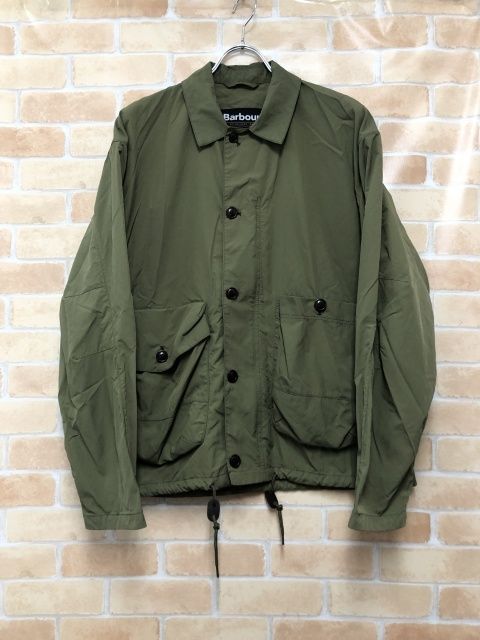 25 ss Barbour バブアー Heritage ライトウェイト ジップアップブルゾン オリーブ S