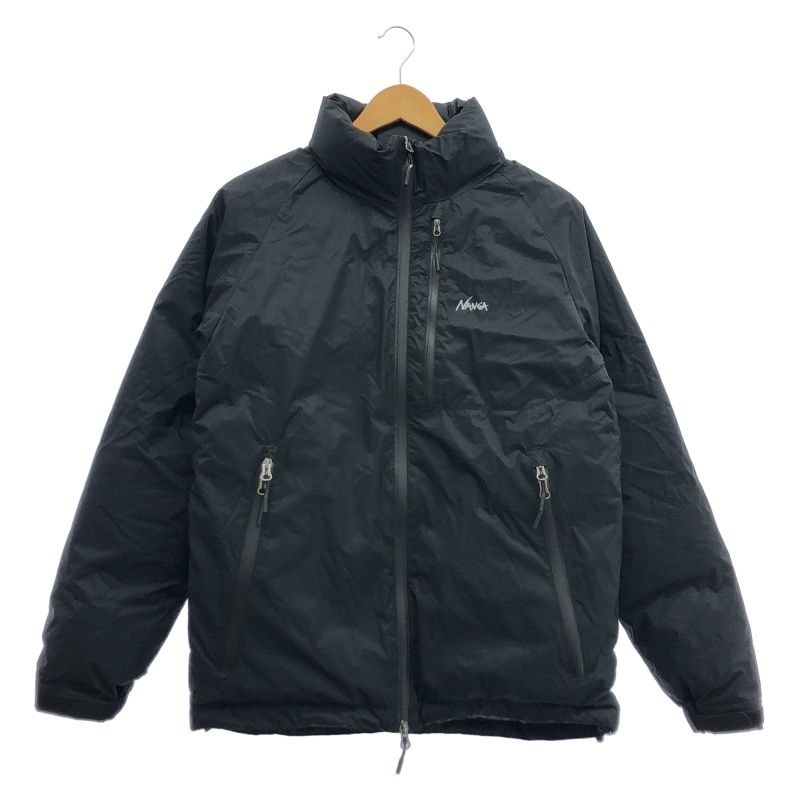 NANGA オーロラダウンジャケット スタンドカラー ブラック サイズM ナンガ 17