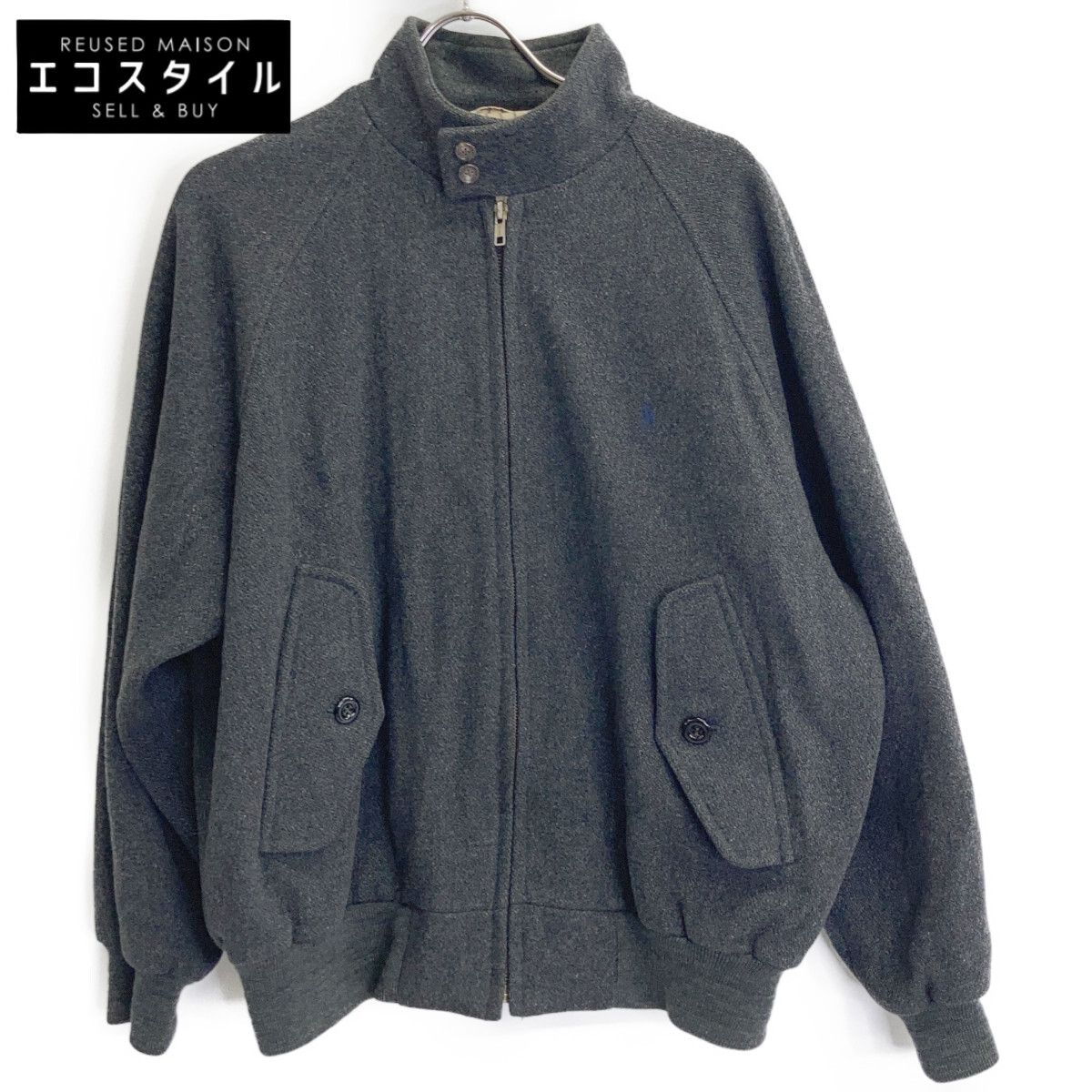 POLO RALPH LAUREN ポロ ラルフローレン 90 s PM 3 F-3431 ウール ハリントン