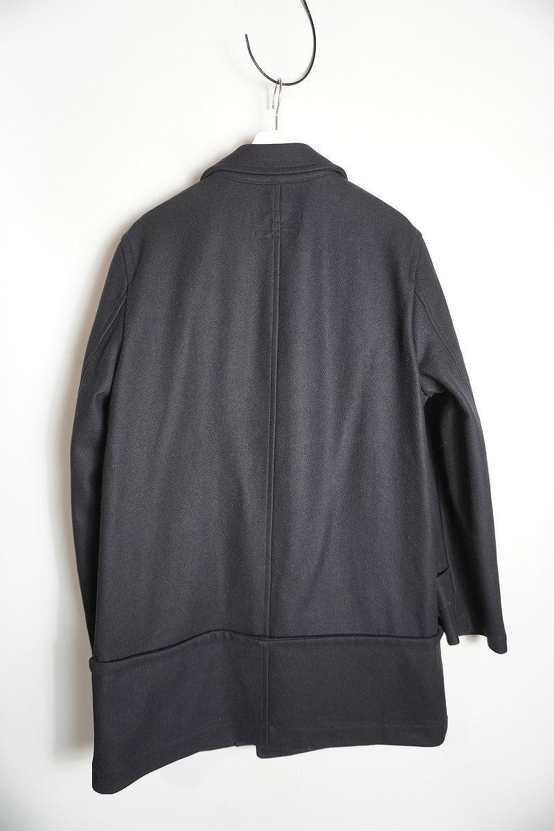 コムデギャルソンシャツ/90s//裾ドッキングダブルブレストコート/フランス製 コムデギャルソンシャツ/90s//裾ドッキングダブルブレストコート