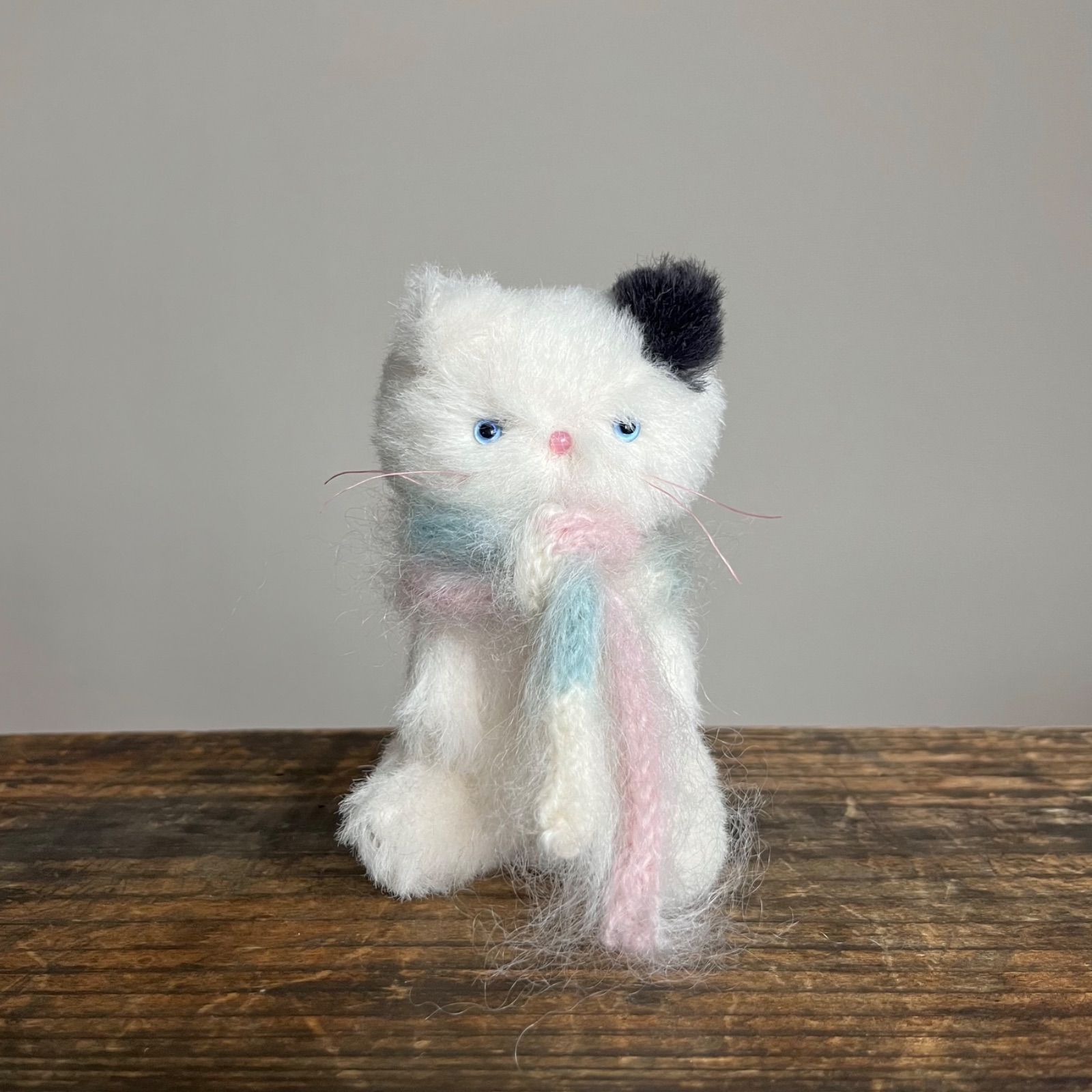 オセロ好きな子 ｝ ぬいぐるみ 作家 ねこ テディベア ハンドメイド