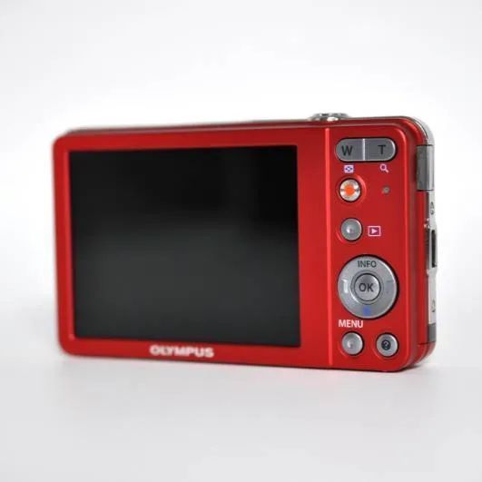 動作OK】OLYMPUS VG-120 レッド コンパクトデジタルカメラ - メルカリ