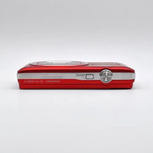 動作OK】OLYMPUS VG-120 レッド コンパクトデジタルカメラ - メルカリ